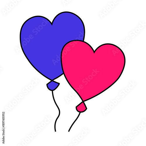 heart shaped balloons