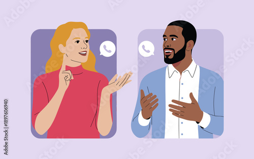 Diverse businesspeople in virtual video conference call communication modern corporate team meeting online webinar presentation collaboration technology concept professional discussion teamwork for ma