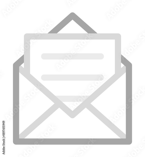 開いたメールのアイコン