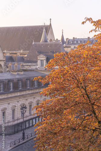 Paris view in Autumn