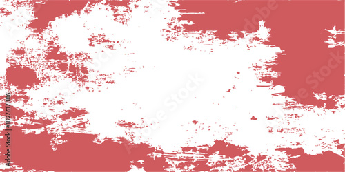 Red grunge watercolor background featuring artistic blood red ink splats and a decorative paint splash pattern for a vector illustration wallpaper or Christmas card backdrop design