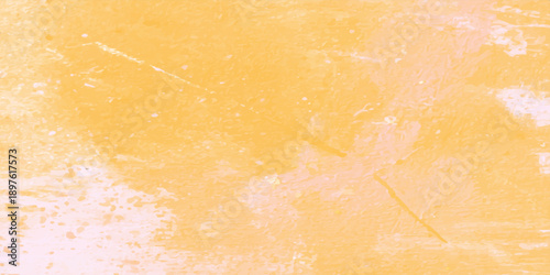 Abstract grunge watercolor background with aged brown parchment texture and vintage orange design on blank antique paper backdrop for artistic retro wallpaper