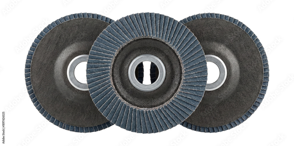 Naklejka premium Zirconia flap discs.