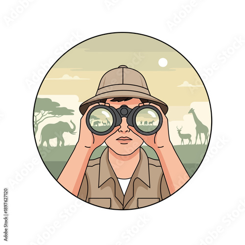 Exploring African Safari Wildlife With Binoculars