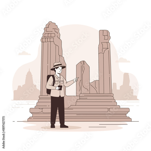 Exploring Ancient Ruins Tourist Guides Ancient Structures Vacation Adventures Historical Discovery