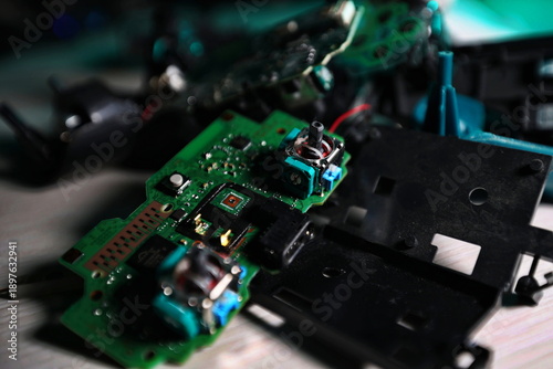 Repairing game controller joystick, gaming maintenance and electronics repair