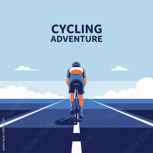 Cycling Adventure Scenic Road Ride Extreme Sports Athlete Motion