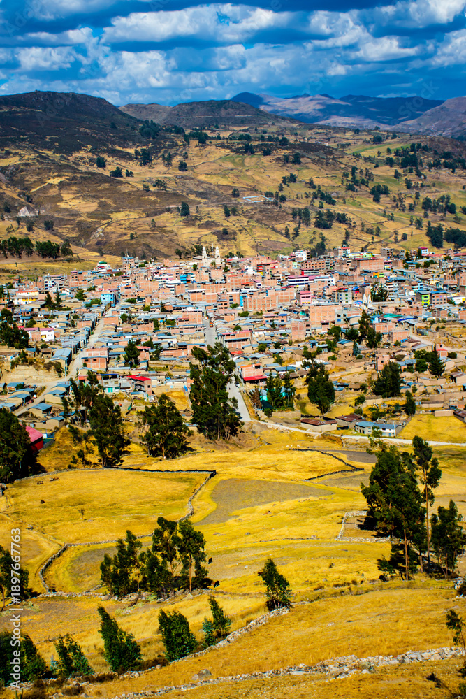 Obraz premium Mirador Puquio Peru, cuna de artistas Ayacucho