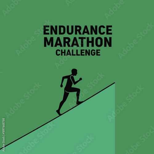 Depicting Endurance And Dedication In A Marathon Challenge, Achieving Goals With Resolve