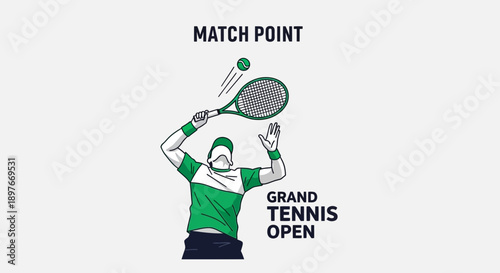 Dominant Tennis Player Aims For Match Point Win