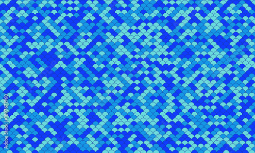Abstract blue scale pattern.  Perfect for textile design, website backgrounds, or any project needing a vibrant, textured feel.  Evokes water, technology, or nature.
