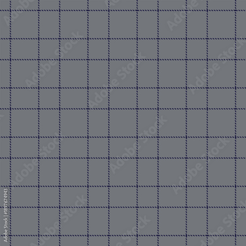 Seamless tartan textile pattern presents balanced geometry and color flow. Works well for fashion visuals, interior decor, and branding materials.