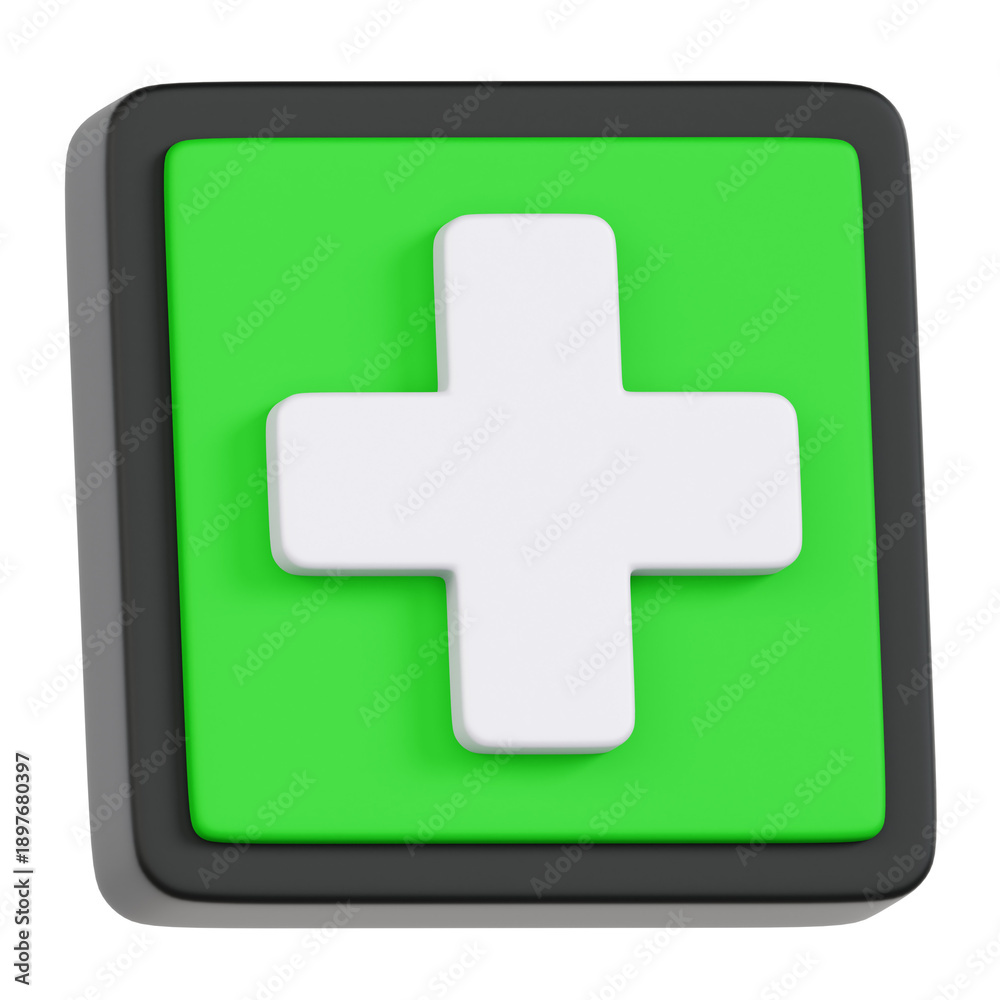 Fototapeta premium First Aid Medical Cross Sign
