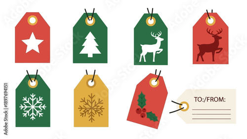 Christmas Gift Tags Collection: Festive Designs for Holiday Presents