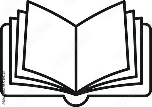 Dog silhouette standing profile