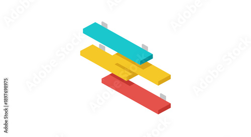 Free Download Colorful Rectangular Objects in a Row. - GFXLoad