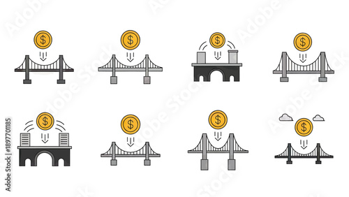 Money Transfer Bridges Collection