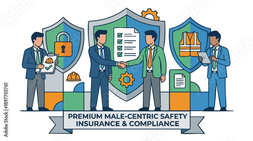 Business Men in Safety Compliance Briefing.