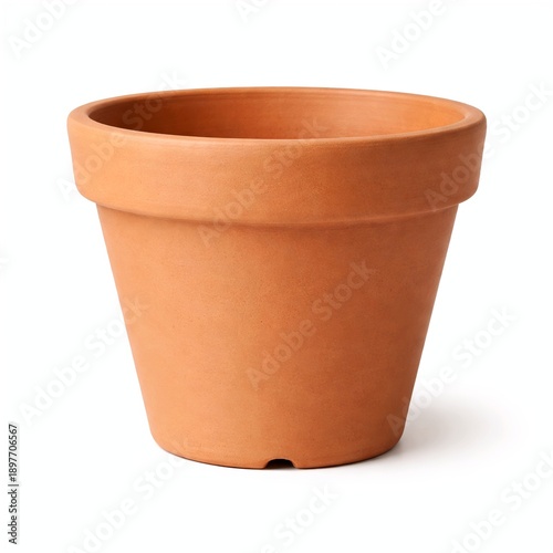 Wallpaper Mural Terracotta Flower Pot Isolated on White Background Torontodigital.ca