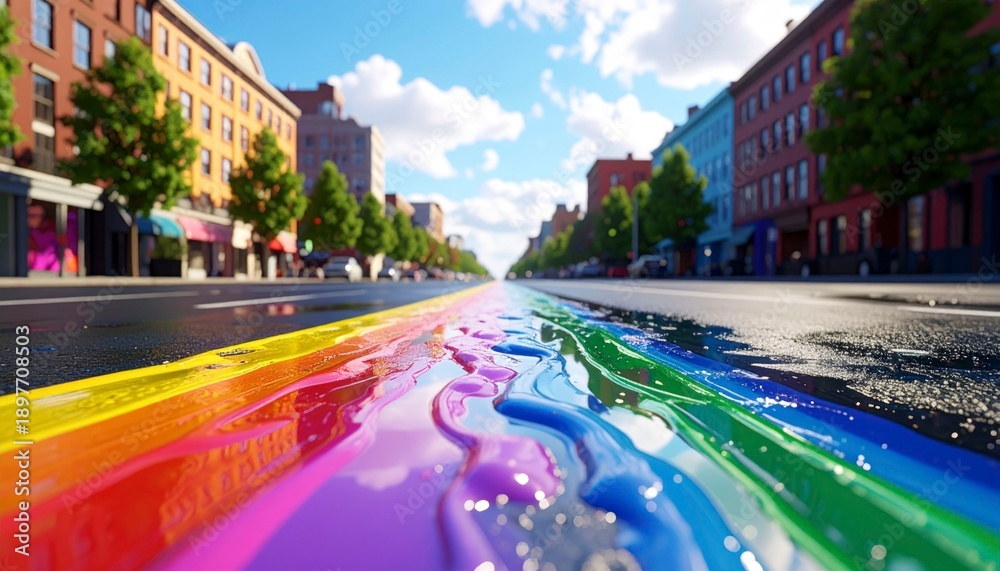 Obraz premium Modern Abstract Artwork with Vibrant Colors