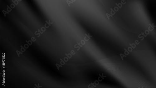 Luxurious Black Silk Fabric Texture