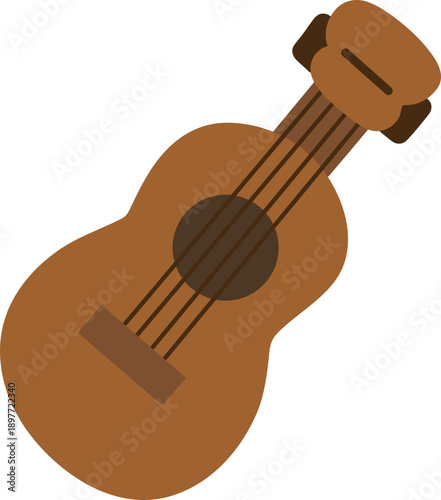 acoustic guitar vector illustration