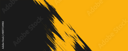 Abstract yellow grunge background with halftone effects.
