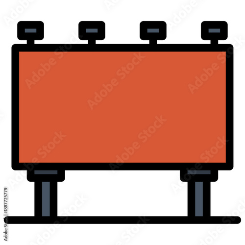 blank advertising billboard icon