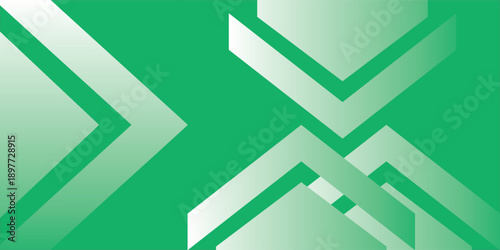 Abstract green geometric grunge background with sharp angles and layered pattern for modern branding design
