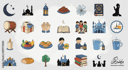 set of vector icons
