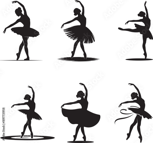 Ballet Dancers Silhouettes