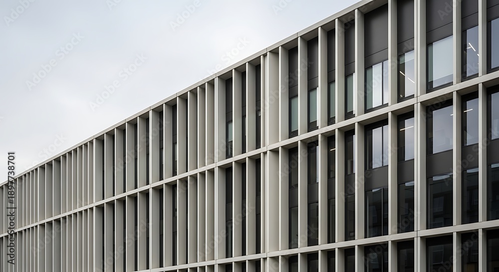 Fototapeta premium Modern office building exterior design.