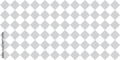 Gray diamond seamless pattern with soft geometric grid. Minimal repeating background creates clean modern texture for wallpapers, web design, and print surfaces. Subtle monochrome lattice ideal 