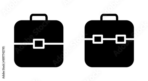 Briefcase icon symbol for apps and websites. suitcase sign and symbol. luggage symbol.