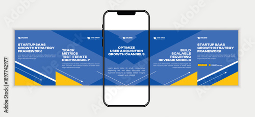 Corporate Business Growth Strategy Social Media Carousel Post Design Template