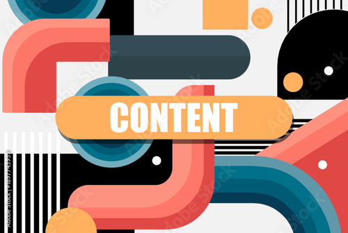 Vector banner. Megaphone with content speech bubble. Loudspeaker. Banner for business, marketing. Banner design vector illustration.