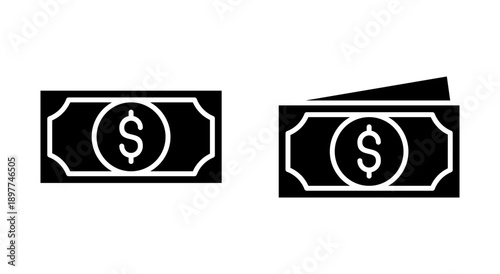 Money icon symbol for apps and websites. Money sign and symbol