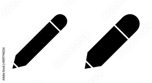 Pencil icon symbol for apps and websites. pen sign and symbol. edit icon vector