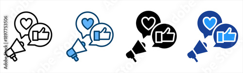 Viral Icon Multiple Style Vector Collection   