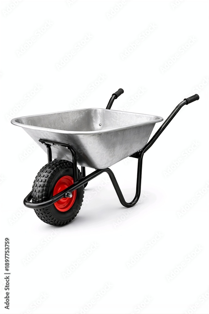 custom made wallpaper toronto digitalHeavy Duty Metal Garden Wheelbarrow Isolated on White