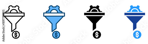 Conversion Icon Multiple Style Vector Collection   
