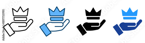 Premium Reward Icon Multiple Style Vector Collection   