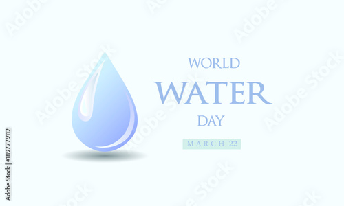 World Water Day Concept. Water for peace. Saving water and world environmental protection concept- Environment day and earth day