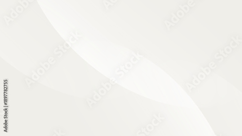 White abstract background with smooth curved waves, minimalist vector style elegant backdrop for corporate design.