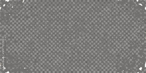 Grainy distressed texture resembling old film with a transparent background