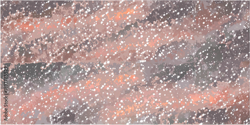 Abstract textured background with orange and gray speckled patterns