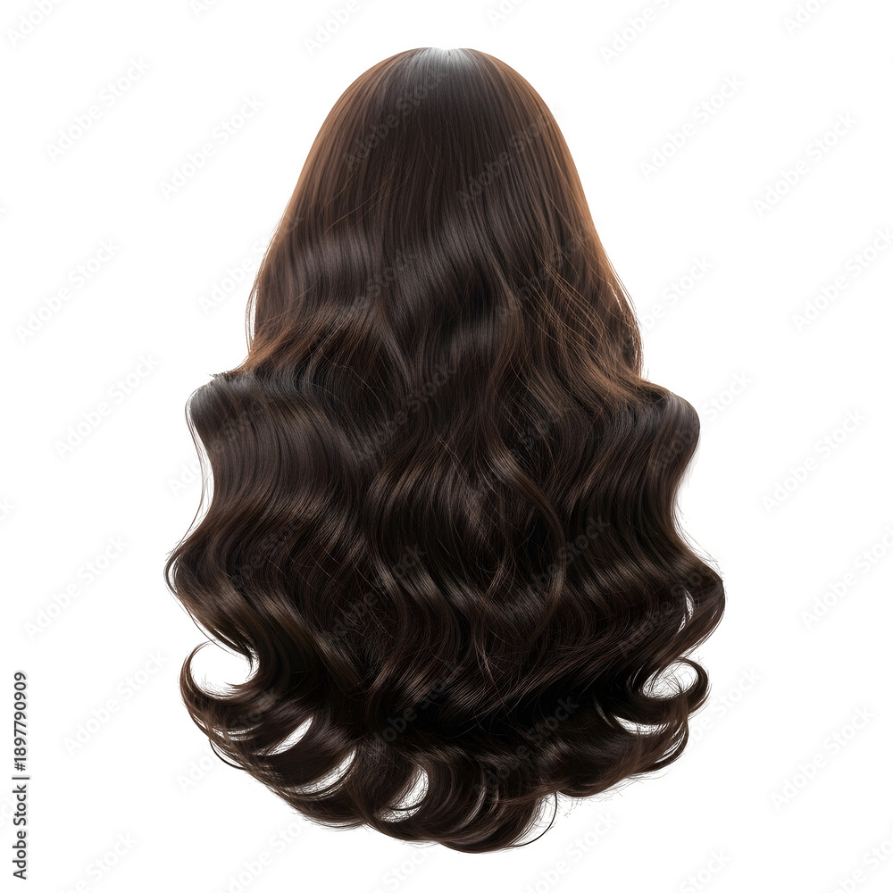 Naklejka premium Brown isolated object on transparent background