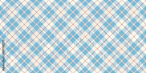 A repeating gingham pattern with red and blue intersecting lines