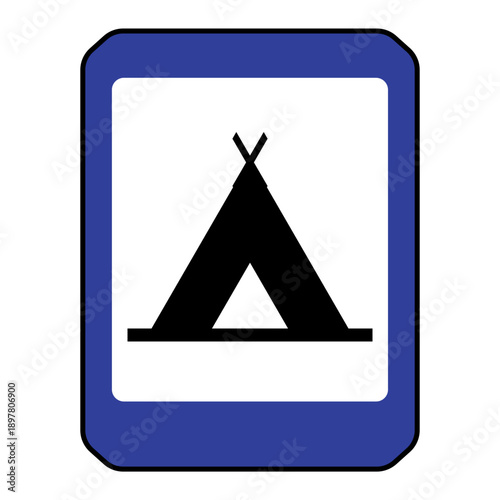 This camping area, a place of worship for nature, serves as a mandatory sign to embrace the wild.