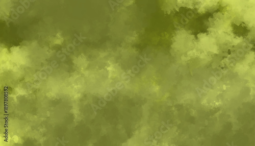 Abstract Olive Green Smoke Texture Background